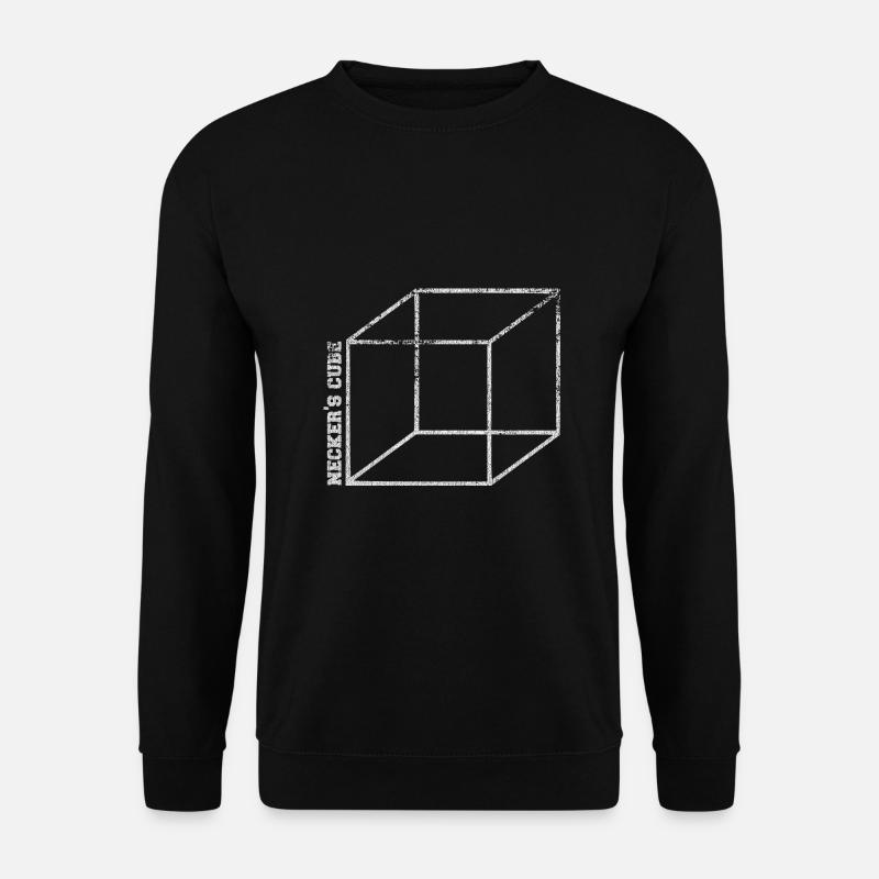 illusion de cou - Sweat-shirt Unisexe - noir