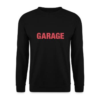 GARAGE - Unisex Sweatshirt - black - Front - Alina (178cm) & Michal (187cm)