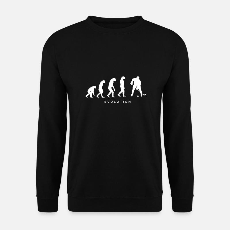 Hockey Players Athlete Evolution - Unisex Sweatshirt - black