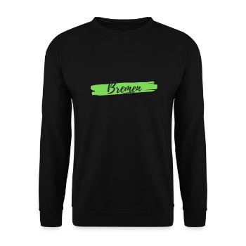 Bremen - Unisex Pullover - Schwarz - Vorne - Alina (178cm) & Michal (187cm)