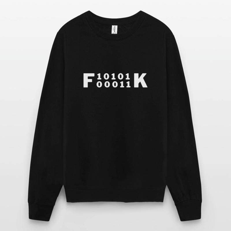 Fuck Binärcode Binar Code Informatiker Geschenk Unisex Pullover
