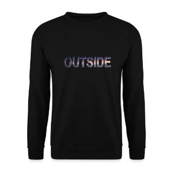 Adventure Travel Hiking Mountain - Unisex Pullover - Schwarz - Vorne - Alina (178cm) & Michal (187cm)