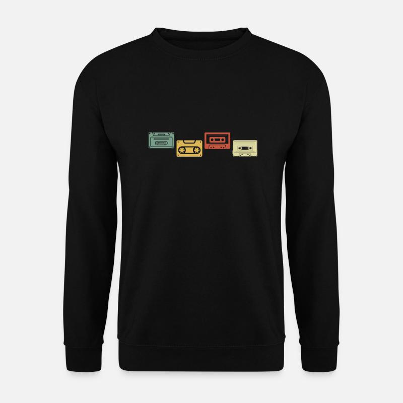 Cassette rétro vintage - Sweat-shirt Unisexe - noir