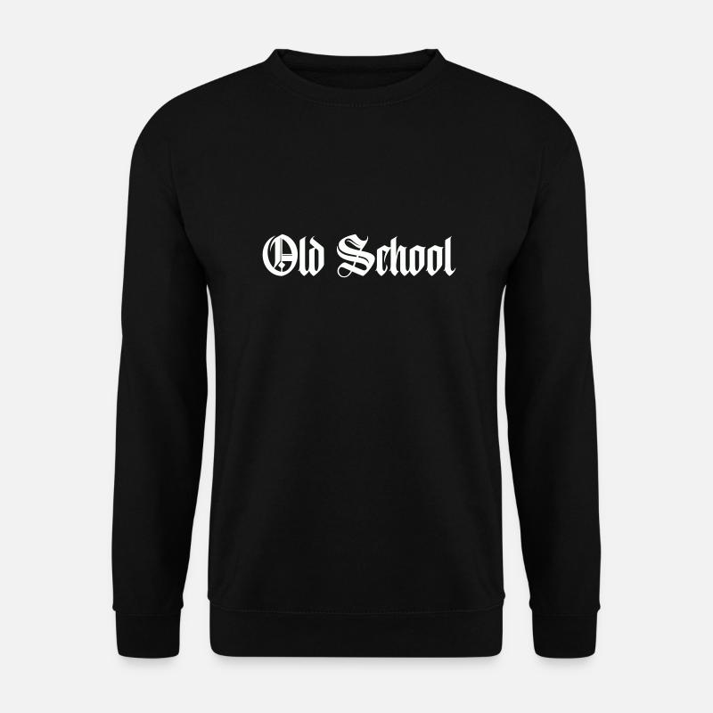 old school - Unisex Pullover - Schwarz