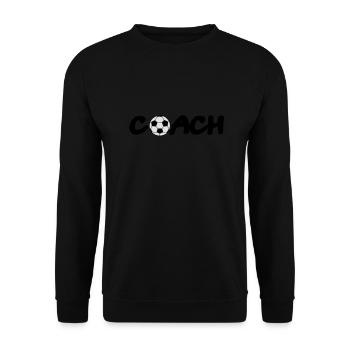 coach - Unisex Pullover - Schwarz - Vorne - Alina (178cm) & Michal (187cm)