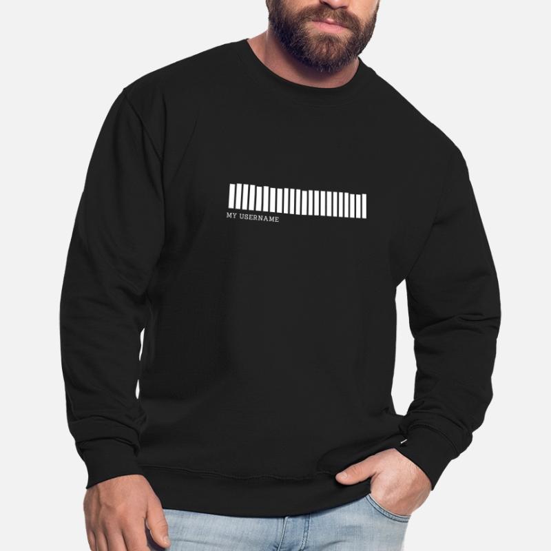 Nom d’utilisateur (code-barres) Sweat-shirt Unisexe