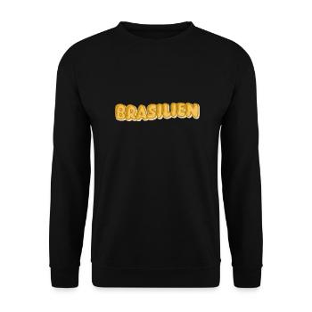 Brasilien als Urlaub - Unisex Pullover - Schwarz - Vorne - Alina (178cm) & Michal (187cm)