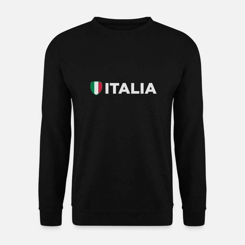 Nationalflagge von Italien - Unisex Pullover - Schwarz