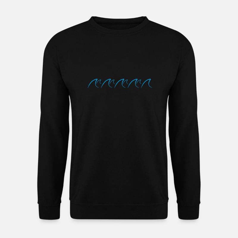 Waves Design - Unisex Sweatshirt - black