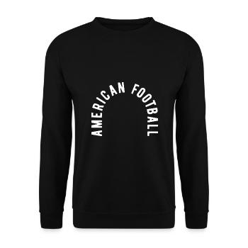 Football américain - Sweat-shirt Unisexe - noir - Devant - Alina (178cm) & Michal (187cm)