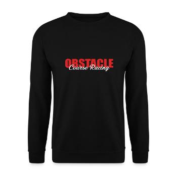 Obstacle Course Racing Gear - Unisex Sweatshirt - black - Front - Alina (178cm) & Michal (187cm)
