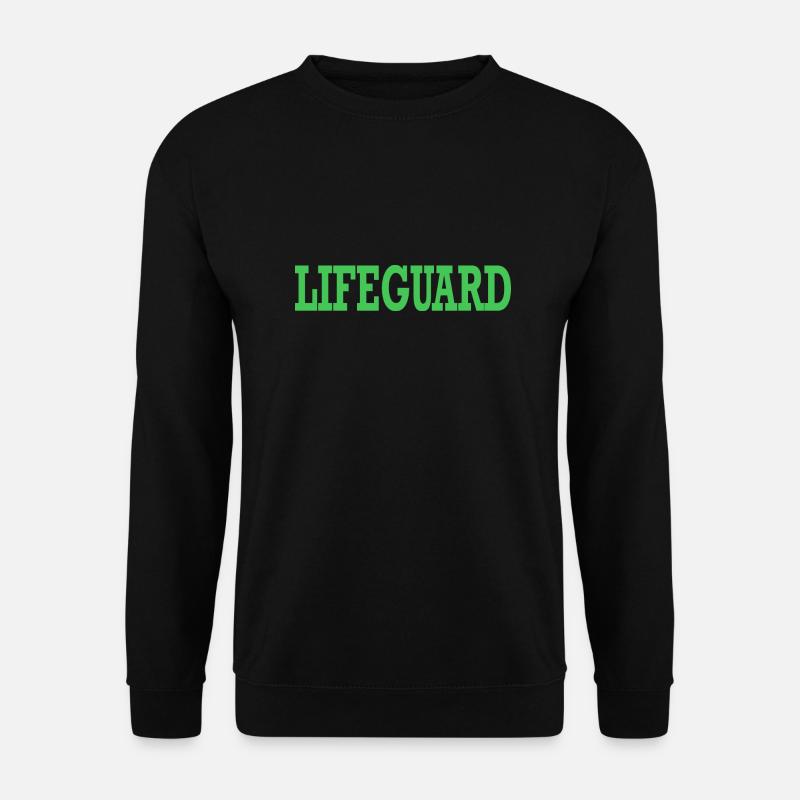 Sanitäter Spruch Lifeguard - Unisex Pullover - Schwarz