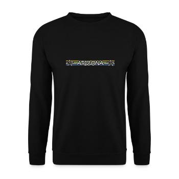 Birthday Arizona - Unisex Sweatshirt - black - Front - Alina (178cm) & Michal (187cm)