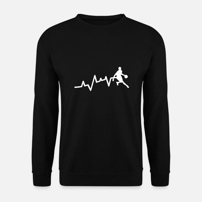 Basketballspieler Evolution Basketball - Unisex Pullover - Schwarz