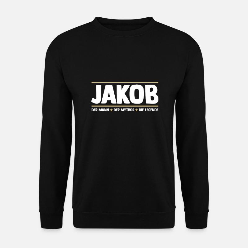 Jakob - Unisex Pullover - Schwarz