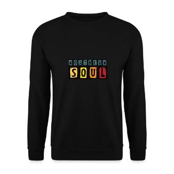 Northern Soul Lindy Hop Vintage - Sweat-shirt Unisexe - noir - Devant - Alina (178cm) & Michal (187cm)
