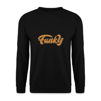 Funky - Unisex Pullover - Schwarz - Vorne - Alina (178cm) & Michal (187cm)