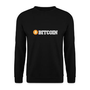 Bitcoin - Sweat-shirt Unisexe - noir - Devant - Alina (178cm) & Michal (187cm)
