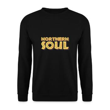 Northern Soul Lindy Hop Vintage - Sweat-shirt Unisexe - noir - Devant - Alina (178cm) & Michal (187cm)