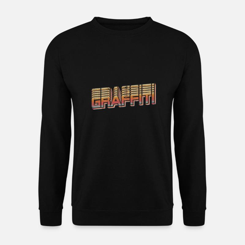 Graffiti Retro - Unisex Sweatshirt - black