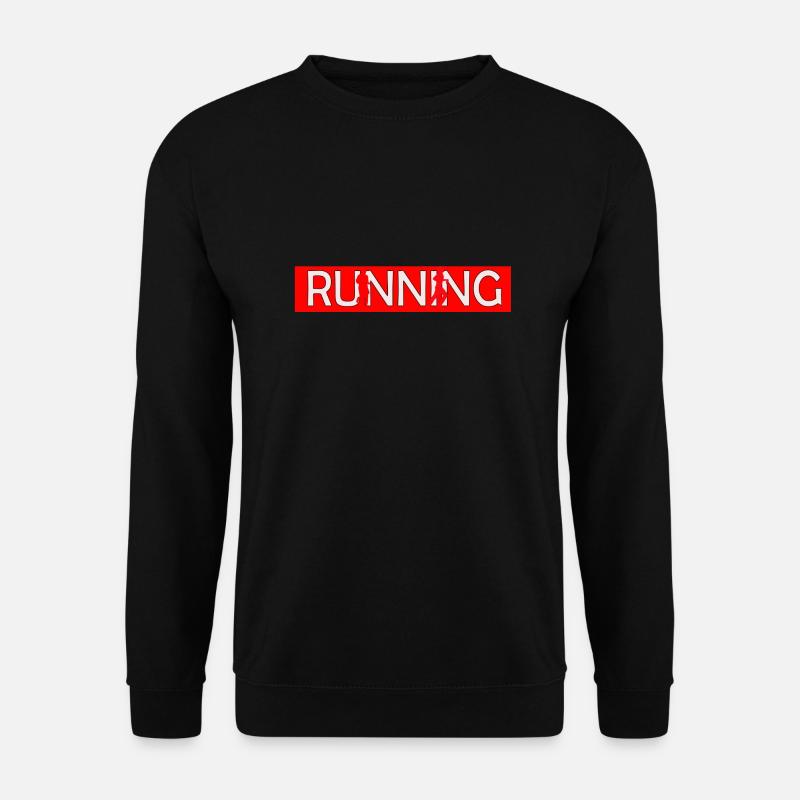 Running - Unisex Pullover - Schwarz