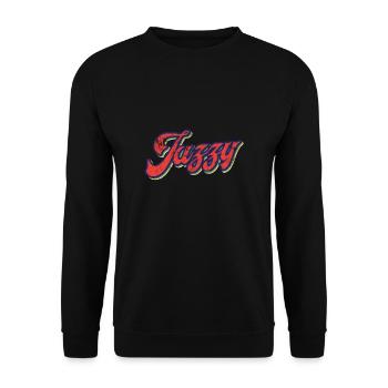 Jazz Music - Unisex Sweatshirt - black - Front - Alina (178cm) & Michal (187cm)