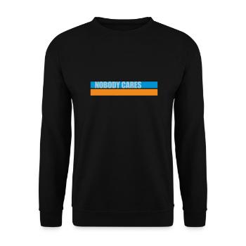 Personne ne s’en soucie de travailler plus dur - Sweat-shirt Unisexe - noir - Devant - Alina (178cm) & Michal (187cm)