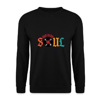 Northern Soul Lindy Hop Vintage - Unisex Pullover - Schwarz - Vorne - Alina (178cm) & Michal (187cm)