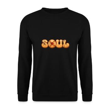 Soul vintage - Sweat-shirt Unisexe - noir - Devant - Alina (178cm) & Michal (187cm)