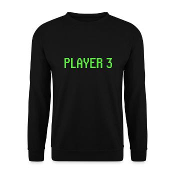 Citation du joueur 3 - Sweat-shirt Unisexe - noir - Devant - Alina (178cm) & Michal (187cm)