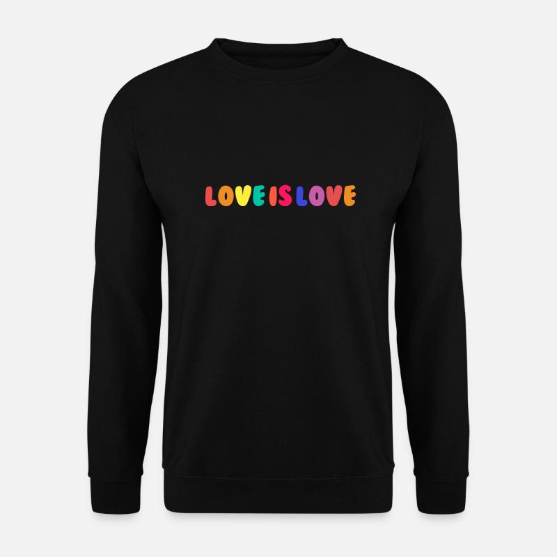 Love is Love - Unisex Sweatshirt - black