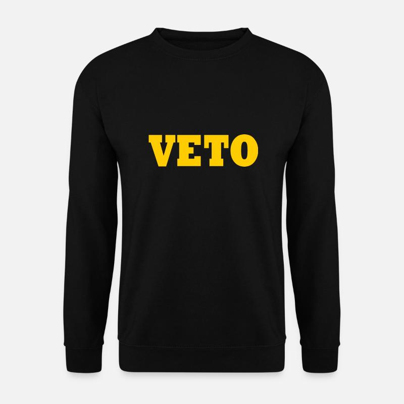 Veto - Unisex Pullover - Schwarz