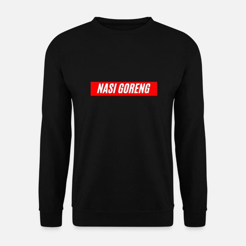 Nasi Goreng, dein Lieblingsessen aus Asien - Unisex Pullover - Schwarz