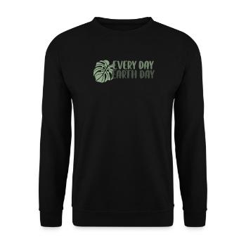 Tous les jours - Jour de la Terre - Sweat-shirt Unisexe - noir - Devant - Alina (178cm) & Michal (187cm)