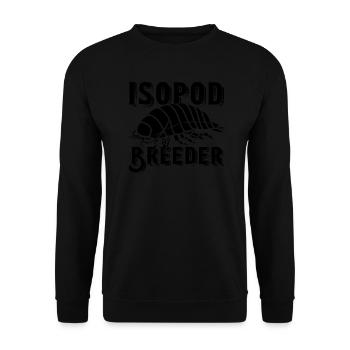 Isopod Breeding Hobby Enthusiast - Unisex Sweatshirt - black - Front - Alina (178cm) & Michal (187cm)