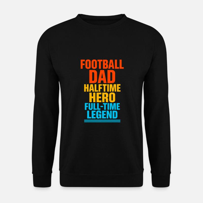 FUSSBALL-VATER - Unisex Pullover - Schwarz