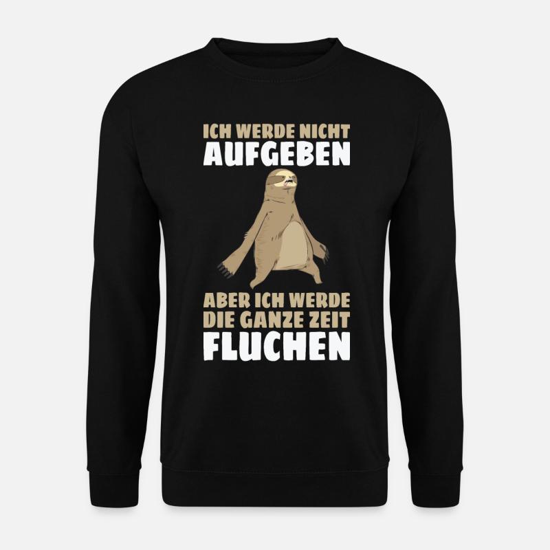 sloth - Unisex Sweatshirt - black