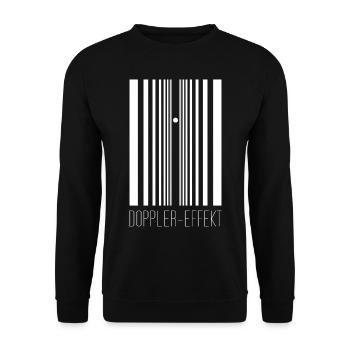 Doppler effet insonorisation motif idée cadeau - Sweat-shirt Unisexe - noir - Devant - Alina (178cm) & Michal (187cm)