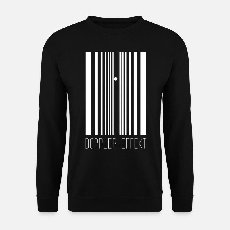 Doppler Effekt Schall Muster Geschenkidee - Unisex Pullover - Schwarz