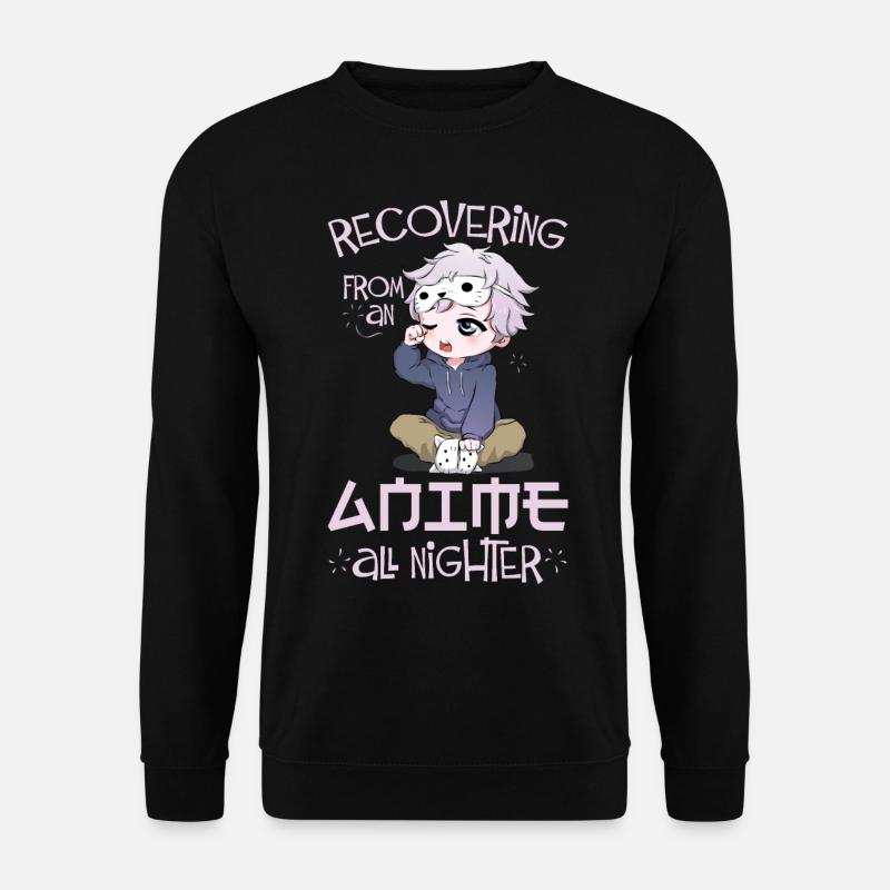 Anime Comic Japan Anime Zeichnen - Unisex Pullover - Schwarz