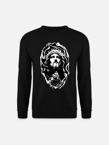 Catholic Religious Drawing - Gothic Fashion - Unisex Sweatshirt - black