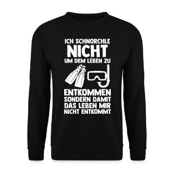 Schullehrerin Lehrerin - Unisex Pullover - Schwarz - Vorne - Alina (178cm) & Michal (187cm)