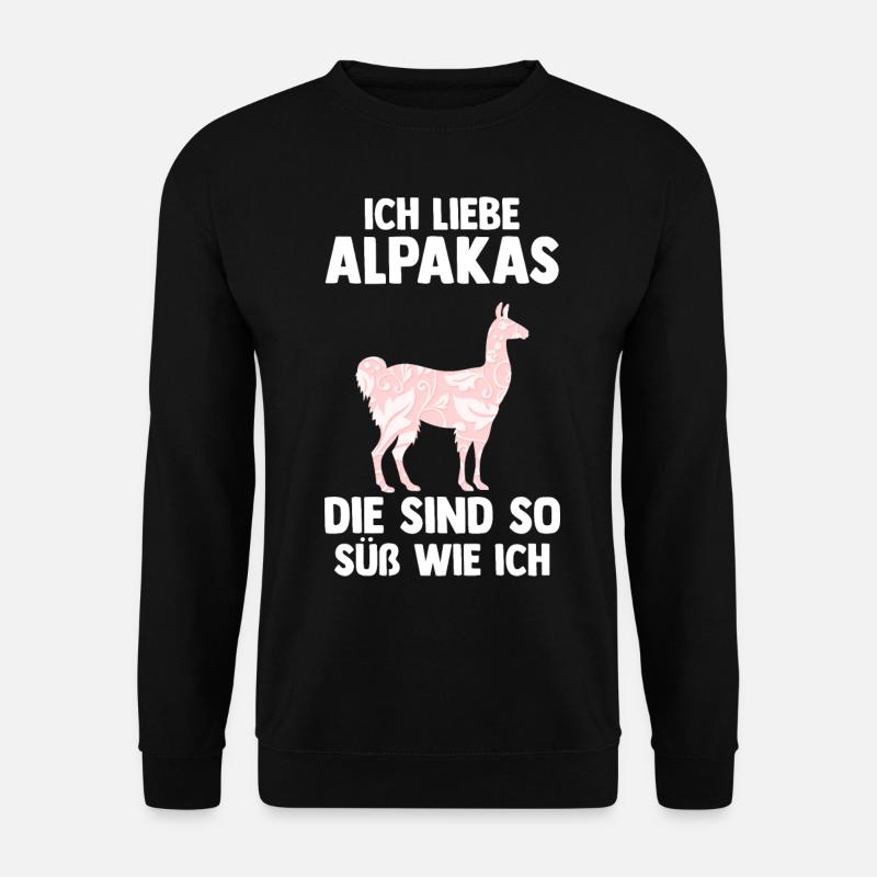 Alpaka - Unisex Pullover - Schwarz