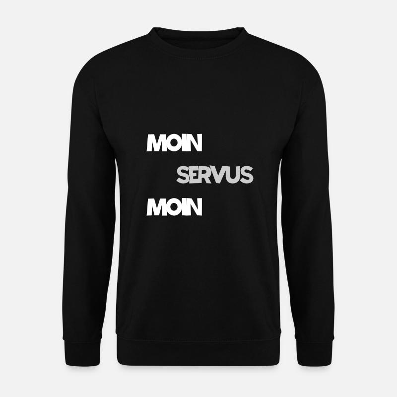 moin servus moin - Sweat-shirt Unisexe - noir
