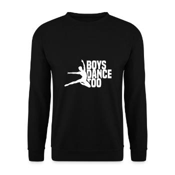 Danseur danseur ballet Ballerino Ballet - Sweat-shirt Unisexe - noir - Devant - Alina (178cm) & Michal (187cm)