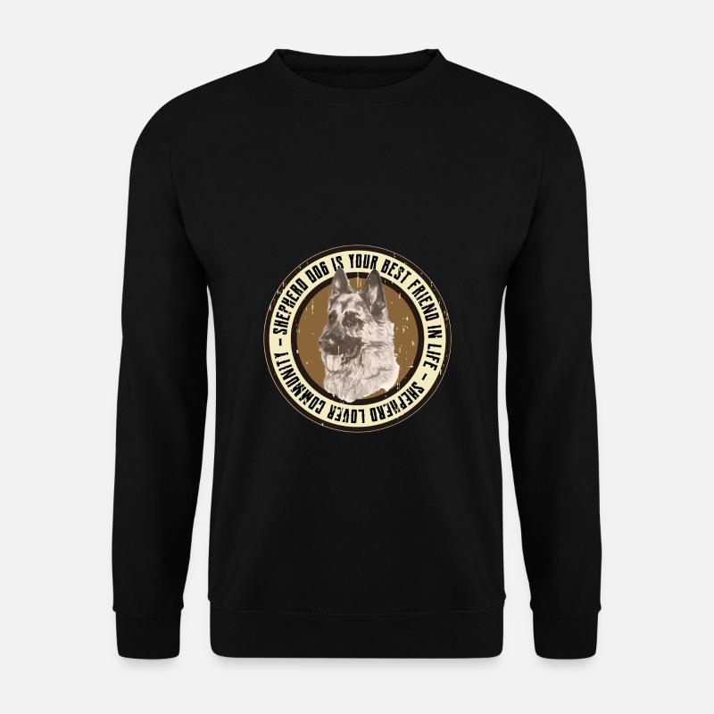 German shepherd - Unisex Sweatshirt - black
