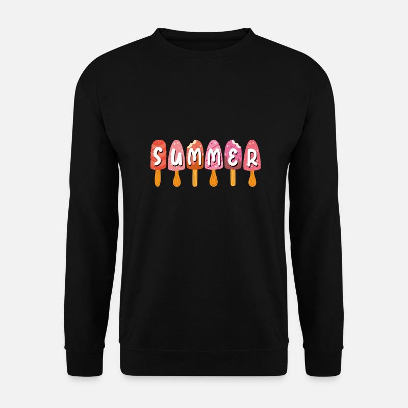 Summer Sun Popsicles Holiday Fun - Unisex Sweatshirt - black