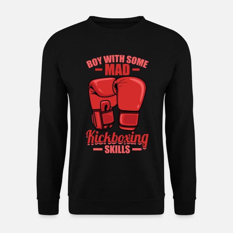 Kickboxer Junge - Unisex Pullover - Schwarz