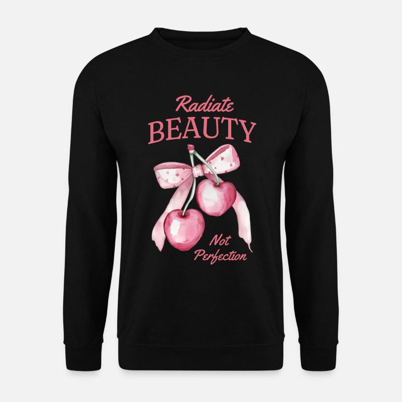 Kirschen Obstliebe Sauerkirschen Vitamine - Unisex Pullover - Schwarz