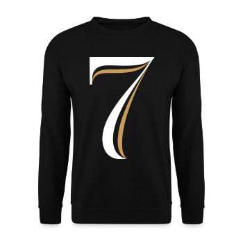 Funny Group 7 67 Meme Halloween Costume - Unisex Sweatshirt - black - Front - Alina (178cm) & Michal (187cm)